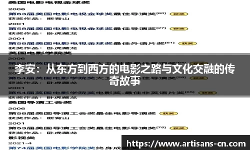 李安：从东方到西方的电影之路与文化交融的传奇故事